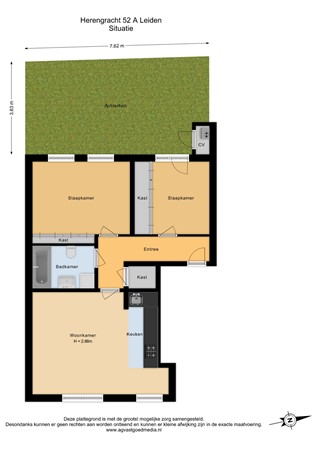 Medium property photo - Herengracht 52A, 2312 LE Leiden